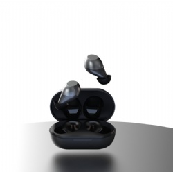Black small TWS earbuds