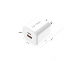 Super mini 36W AC GaN wall charger